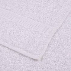 Vidaxl Brisače za savno 4 kos bela 80x200 cm 360 g/m² 100% bombaž