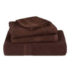 Vidaxl Brisače za savno 2 kos rjava 80x200 cm 360 g/m² 100% bombaž