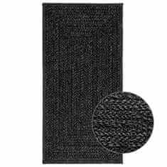 shumee vidaXL Preproga ZIZUR antracit 60x110cm videz jute notranja in zunanja