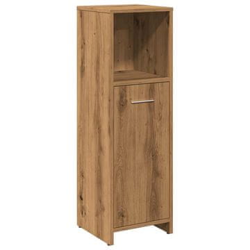 Vidaxl Kopalniška omarica Artisan Oak 30x30x95 cm Inženirski les