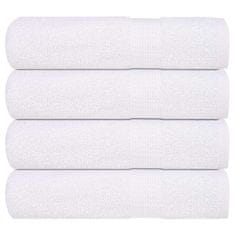 Vidaxl Brisače za roke 4 kos bela 50x100 cm 360 g/m² 100% bombaž