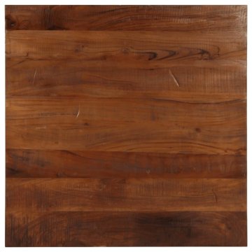shumee vidaXL Mizna plošča 70x70x3,8 cm kvadratna trden predelan les