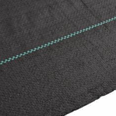 Vidaxl Membrana proti plevelu črna 1x10 m PP