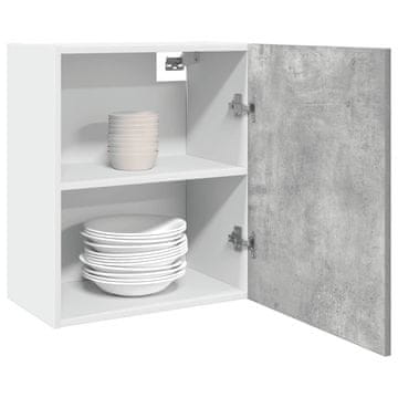 Vidaxl vidaXL Stenska omarica betonsko siva 50x31x60 cm iverna plošča