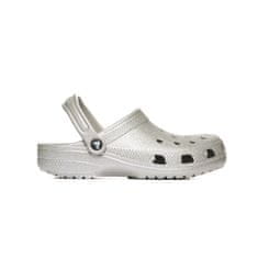 Crocs Cokle srebrna 33 EU Classic Glitter Clog