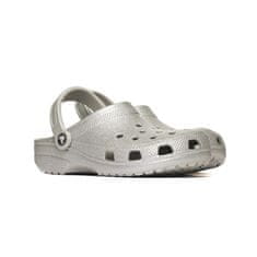 Crocs Cokle srebrna 33 EU Classic Glitter Clog