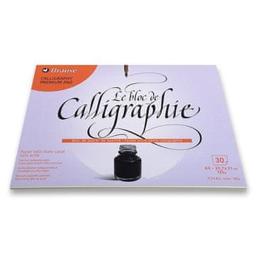 Clairefontaine Kaligrafski blok - A4, 30 listov, 125 g
