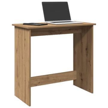 Vidaxl vidaXL Pisalna miza, Artisan hrast, 80x40x75 cm, material na osnovi lesa