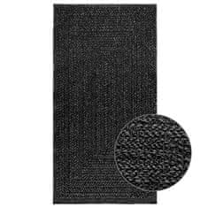 shumee vidaXL Preproga ZIZUR antracit 80x150 cm videz jute notranja/zunanja