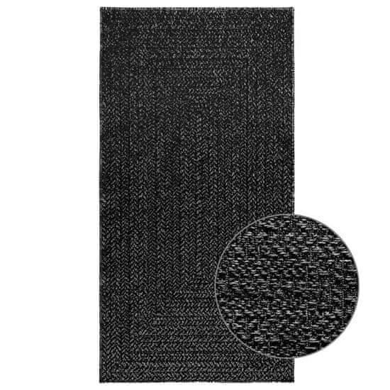 shumee vidaXL Preproga ZIZUR antracit 80x150 cm videz jute notranja/zunanja