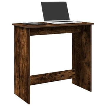 Vidaxl vidaXL Pisalna miza, dimljen hrast, 80x40x75 cm, material na osnovi lesa
