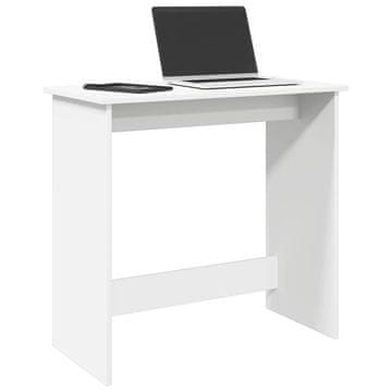 Vidaxl vidaXL Pisalna miza, bela, 80x40x75 cm, material na osnovi lesa