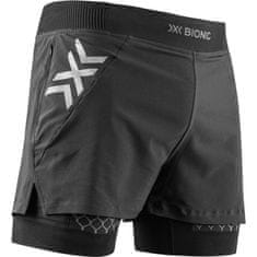 X-Bionic Hlače obutev za tek črna 178 - 182 cm/M Twyce Race 2in1