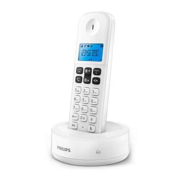 Philips Brezžični telefon Philips D1611W/34 Bela 1,6"
