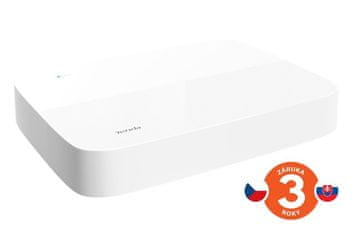 Tenda N6P-8H - kamera PoE 4K NVR snemalnik, 8 kanalov, H.265+, OnViF, zvok, spletni vmesnik, aplikacija CZ