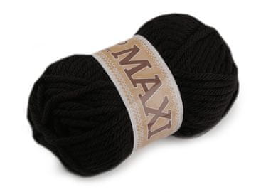 Pletena preja Jumbo Maxi 100 g - (901) črna