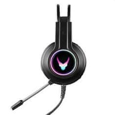 Platinet VARR RGB gaming slušalke z mikrofonom 2x3,5 jack