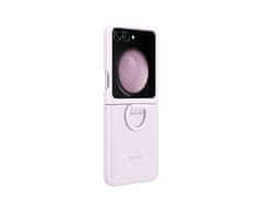 Samsung Silikonski ovitek z držalom za prste za Galaxy Z Flip5 Lavender