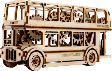 Wooden city 3D sestavljanka London Bus 216 kosov