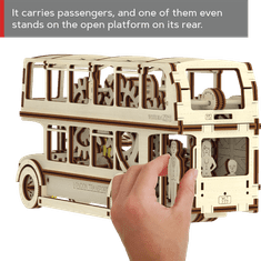 Wooden city 3D sestavljanka London Bus 216 kosov