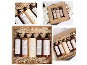 PRIJA PRIJA Komplet kozmetičnih izdelkov: Tekoče milo, tekoča kopel, šampon, vlažilna krema, gel za prhanje 5x380 ml