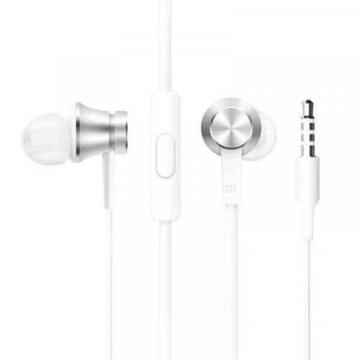 Xiaomi Slušalke Mi In ZBW4355TY s 3,5 vtičem in mikrofonom - srebrne