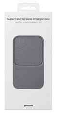 Samsung Original brezžična polnilna postaja 15W brezžični polnilec EP-P5400TBE DUO PAD črn