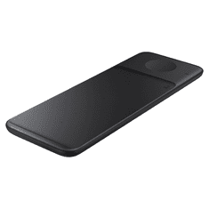 Samsung Original brezžična polnilna postaja Trio Pad 9W brezžični polnilec EP-P6300TBE s polnilcem 25W TA800 - črn