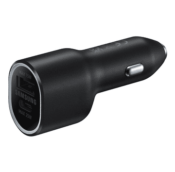 Samsung Avtopolnilec EP-L4020NBE 40W (1x Type C 25W + 1x USB-A 15W) - EU blister