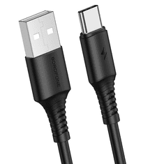 Borofone Podatkovni kabel BX47 Type C na USB 1m QC 3A črn