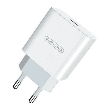Jellico Adapter C8 hišni polnilec Quick Charge 20W vhod Type C PD 3.0 - Original (EU Blister) bel