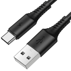 Borofone Podatkovni kabel BX47 Type C na USB 1m QC 3A črn