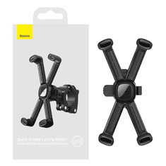 BASEUS Univerzalni nosilec za kolo SUQX-01 za pametne telefone od 4 do 6,5 inch