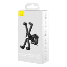 BASEUS Univerzalni nosilec za kolo SUQX-01 za pametne telefone od 4 do 6,5 inch