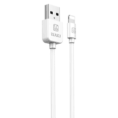Kaku Hišni polnilec Q/HHDZ 2,4A 2x USB vtič s polnilnim kablom Lightning bel