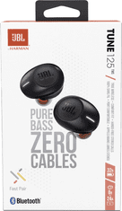 JBL Tune125 TWS bluetooth slušalke črne