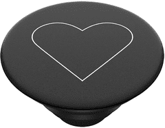 PopSockets Držalo / stojalo PopGrip White Heart Black