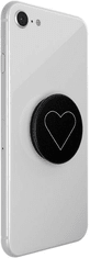 PopSockets Držalo / stojalo PopGrip White Heart Black