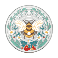 PopSockets PLANT-BASED držalo / stojalo PopGrip Bee Boho