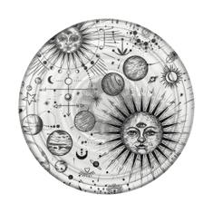 PopSockets PLANT-BASED držalo / stojalo PopGrip Cosmic Sun