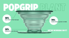 PopSockets PLANT-BASED držalo / stojalo PopGrip Cosmic Sun