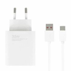 Xiaomi Adapter BHR6039EU MDY-11-EZ hišni polnilec USB A 33W s kablom Type C bel