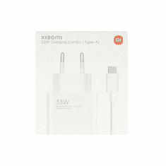 Xiaomi Adapter BHR6039EU MDY-11-EZ hišni polnilec USB A 33W s kablom Type C bel