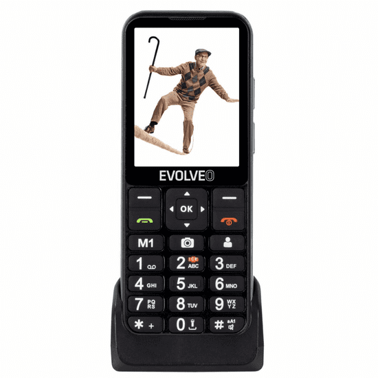 Evolveo Easyphone LT EP-880 telefon na tipke za starejše 4G črn