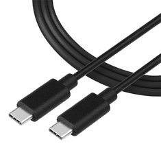 Havana Tactical podatkovni kabel Type C na Type C dožina 0,3 m Quick Charge - črn