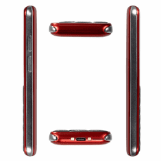 Evolveo Easyphone LT EP-880 telefon na tipke za starejše 4G rdeč