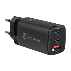 Onasi Hišni polnilec adapter FlashBang Gun Fast Charge PD 65W vhod 1x USB A in 2x Type C črn
