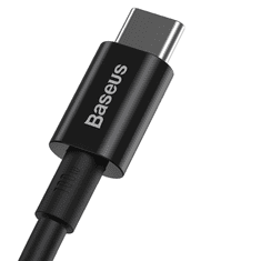 BASEUS Podatkovni kabel CATYS-C011 Superior QC Type C na Type C 100W 2m - črn