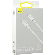 BASEUS Podatkovni kabel CATYS-C02 Superior QC Type C 100W 2m - bel
