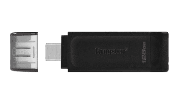 SanDisk Kingston spominski ključ Type C (128GB) DT70 3.2 Gen1 s pokrovčkom